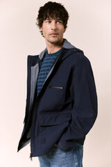 OOTO Parka corta con capucha Azul oscuro