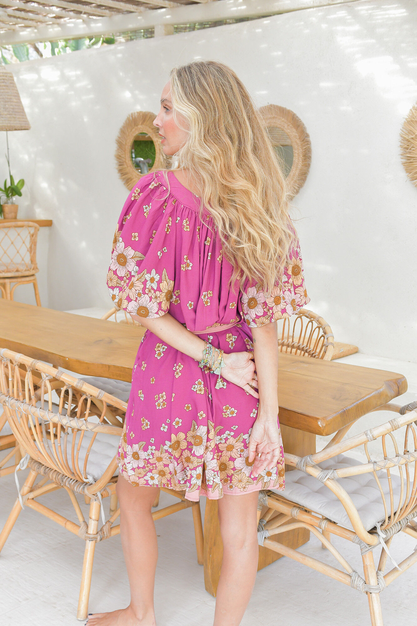 Jaase Vestido curto fluido