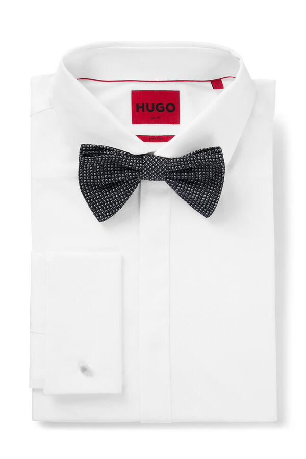 HUGO Pajarita seda Black