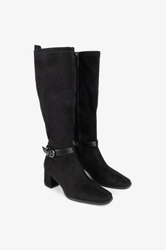 Popa Botas Flare de Camur&ccedil;a Feminina