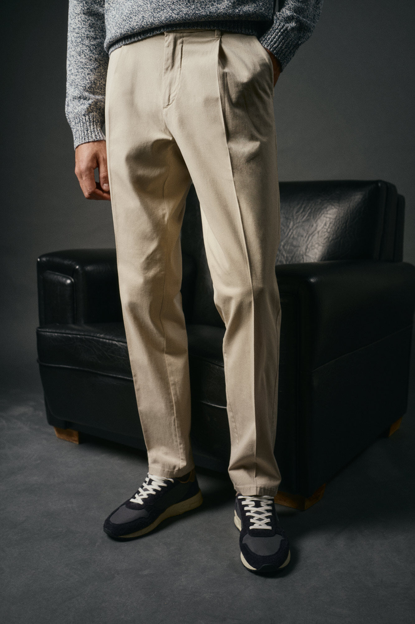 OOTO Cal&ccedil;as chino pin&ccedil;as