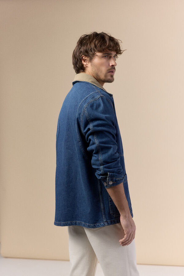OOTO Cazadora denim worker Azul