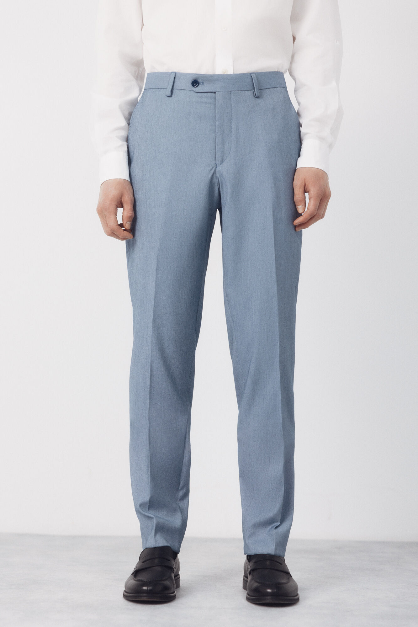 Cortefiel Pantal&oacute;n traje serreta Serie XXI azul