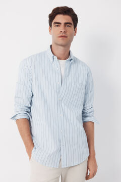 Cortefiel Camisa popel&iacute;n rayas