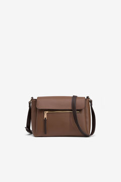Vilanova Bolso bandolera combinado con solapa Camel