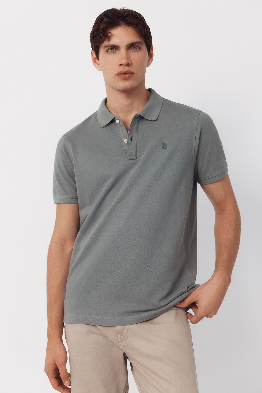Polo básico piqué slim