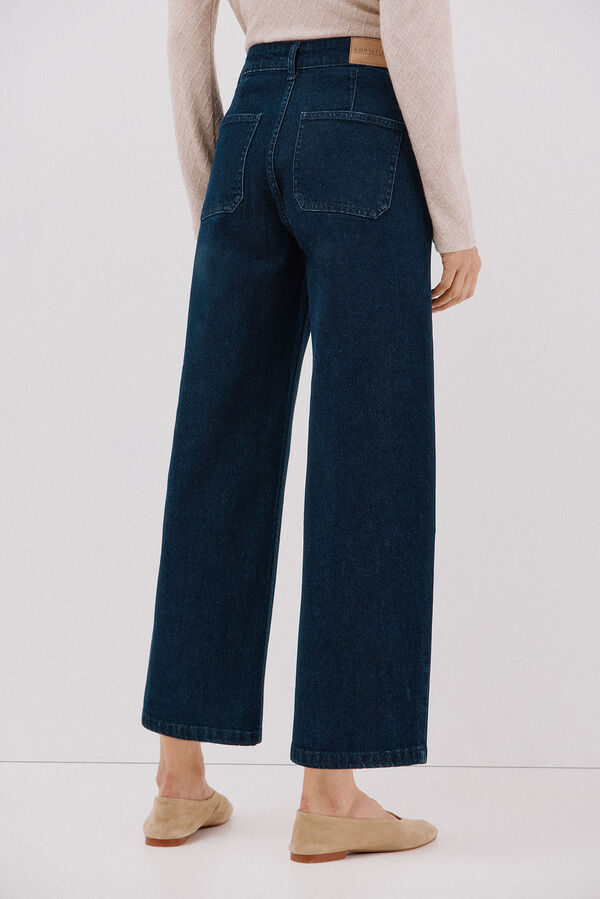 Cortefiel pantalones marine bolsillos Blue