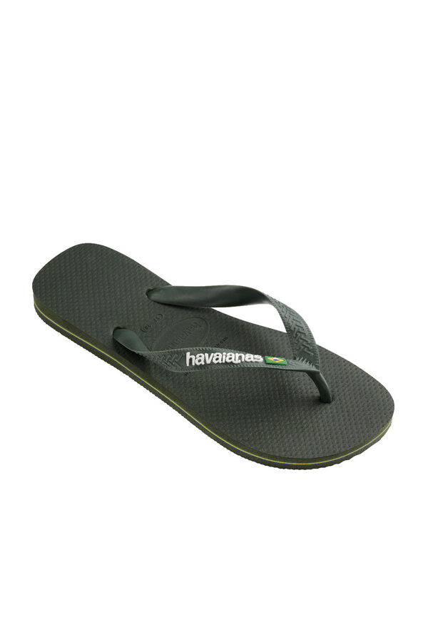 Havaianas Chancla Brasil logo Green