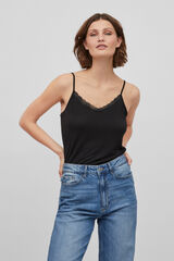 Vila Camiseta de tirantes Negro