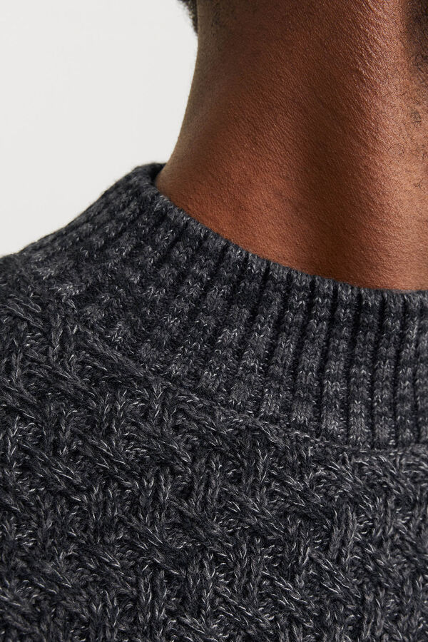 Jack & Jones Textured jumper Black