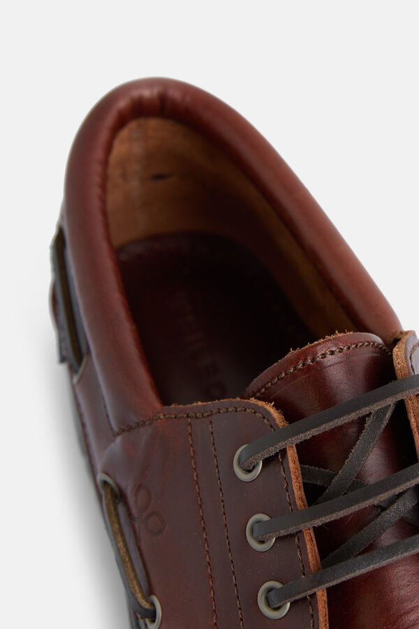 Silbon Zapato n&aacute;utico clasico Marr&oacute;n