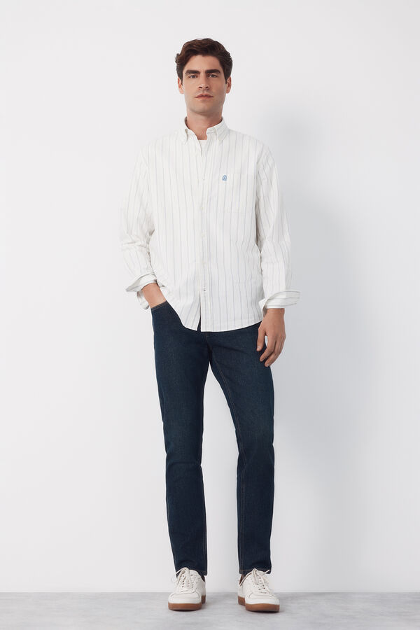 Cortefiel Pantal&oacute;n vaquero slim fit Blue