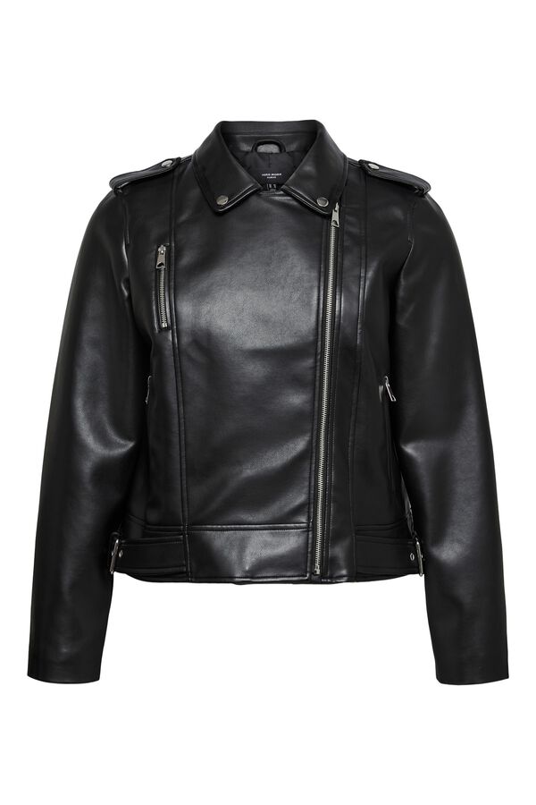 Vero Moda Curve Cazadora biker Negro