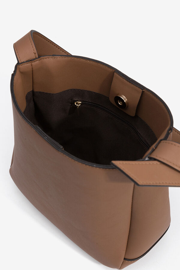 Vilanova Bolso de hombro efecto piel Marrón