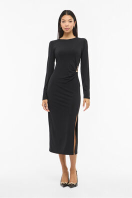 Vestido midi con botones