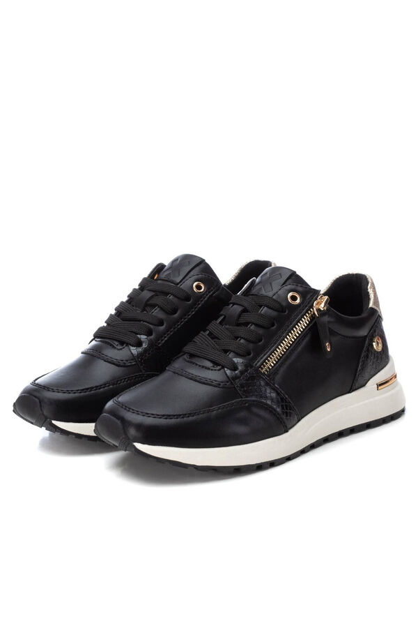 XTI Sapatilha de mulher antiderrapante Preto