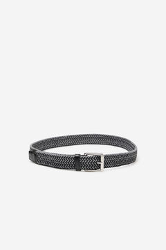 Cortefiel Cintur&oacute;n trenzado el&aacute;stico