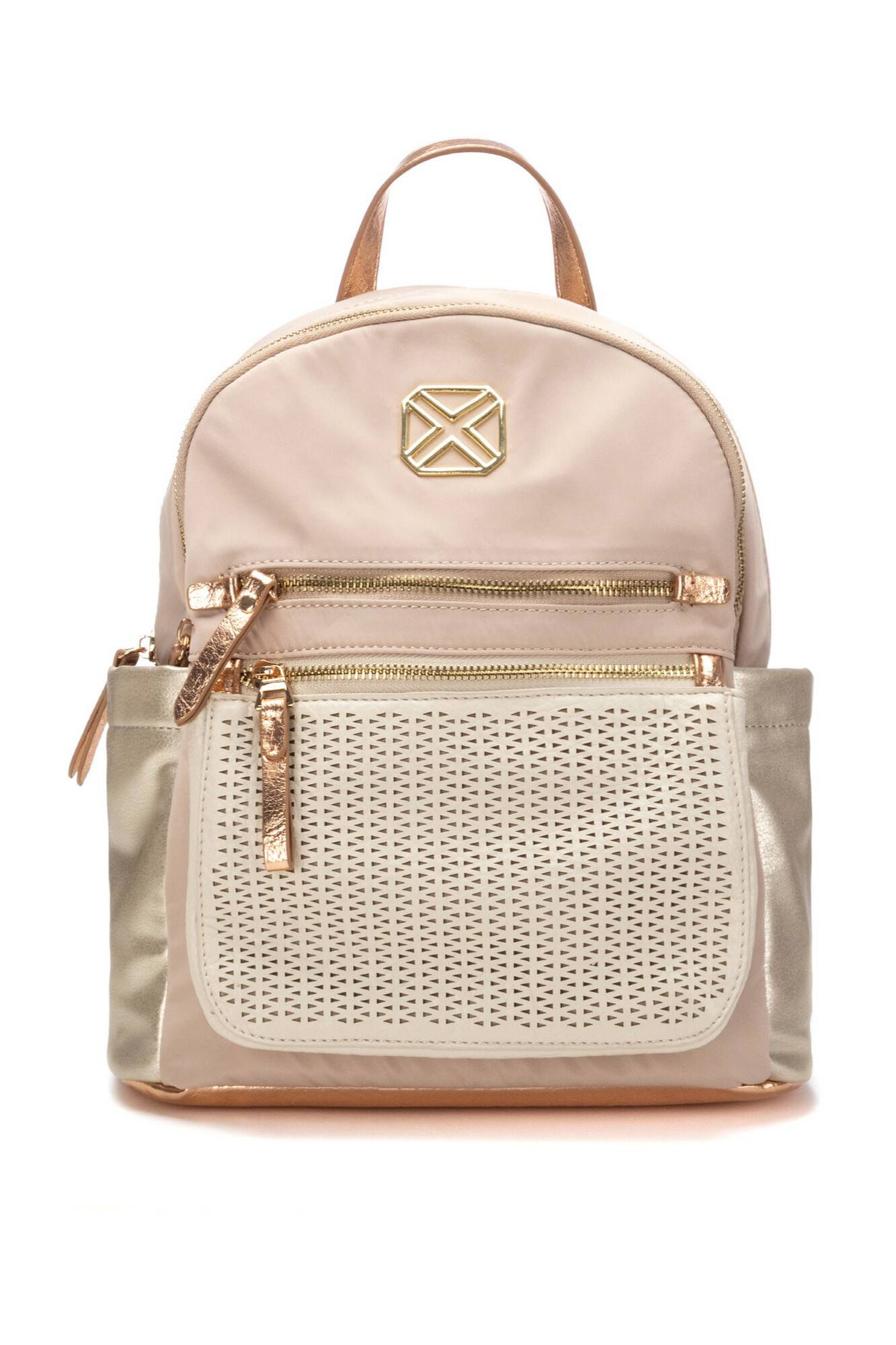 XTI Mochila se&ntilde;ora con cremalleras