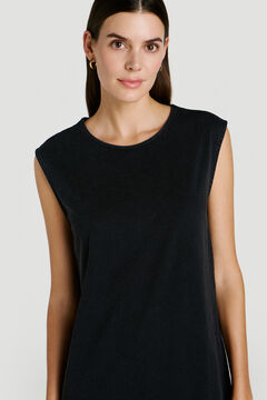 Vila Vestido midi em algod&atilde;o org&acirc;nico
