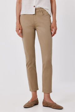 Cortefiel Jeans Pitillo Crop Color