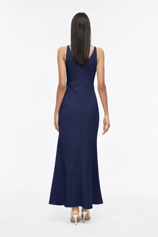 Vila Vestido largo de fiesta de tirantes Blue
