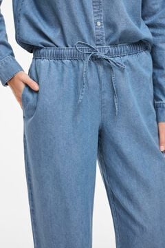 Vila Pantal&oacute;n Lyocell con cintura el&aacute;stica