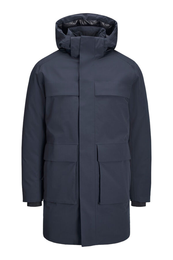 Jack & Jones Parka larga capucha Azul marino