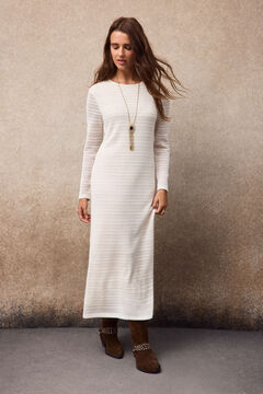 Slowlove Vestido estructura rayas