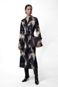 Vero Moda Vestido midi camisero