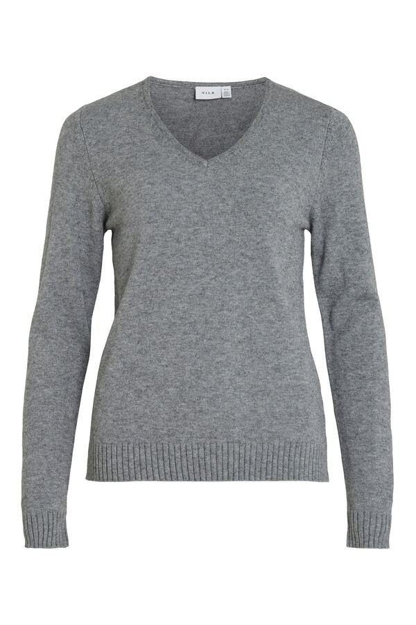 Vila Jersey b&aacute;sico de punto Gris