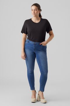 Vero Moda Curve Jeans skinny de cintura m&eacute;dia-alta