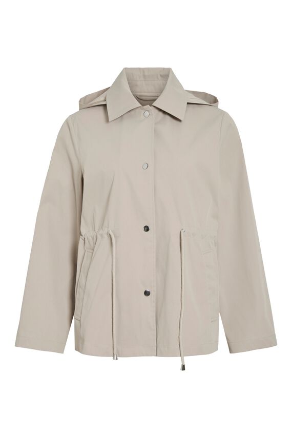 Chaqueta corta con capucha