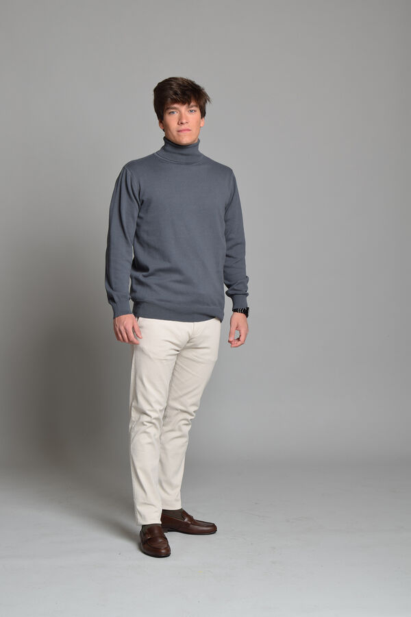 Cloking Polo neck jumper Green