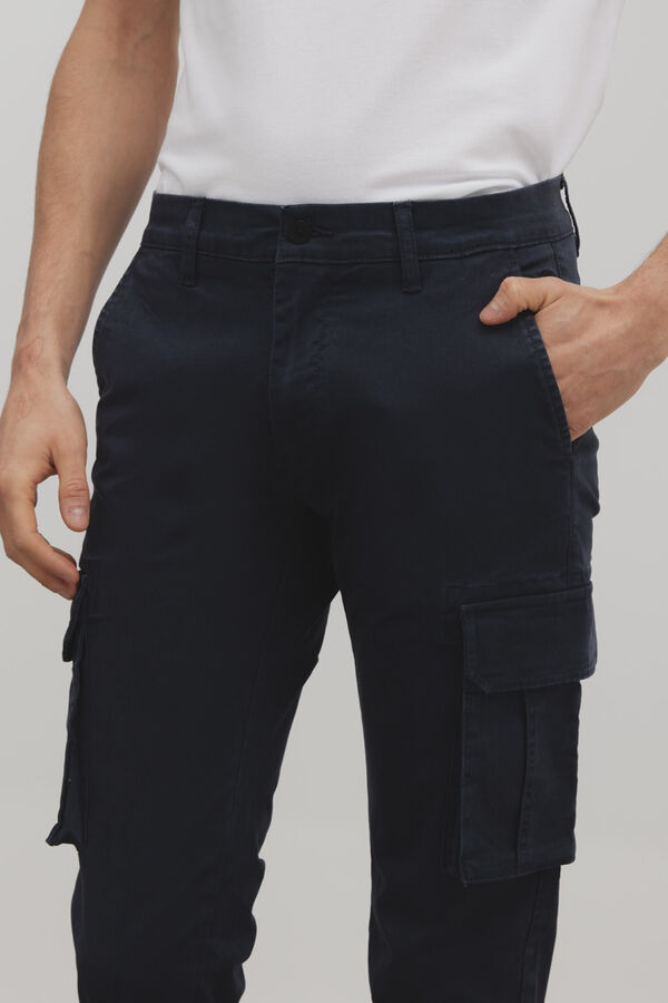 Silbon Sport cargo trousers Navy