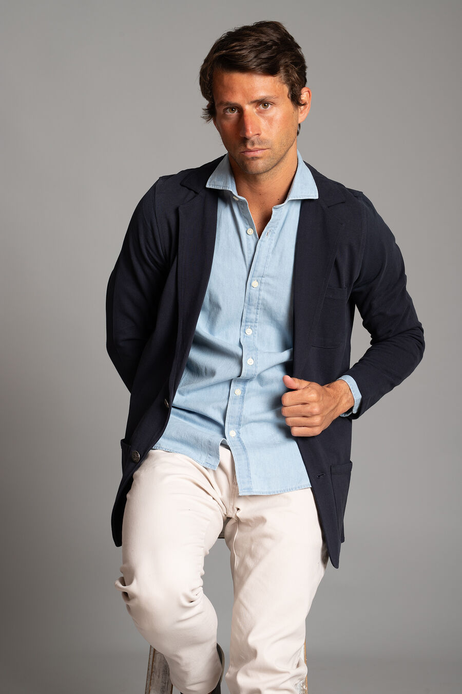 Chaqueta Piqué Singapore