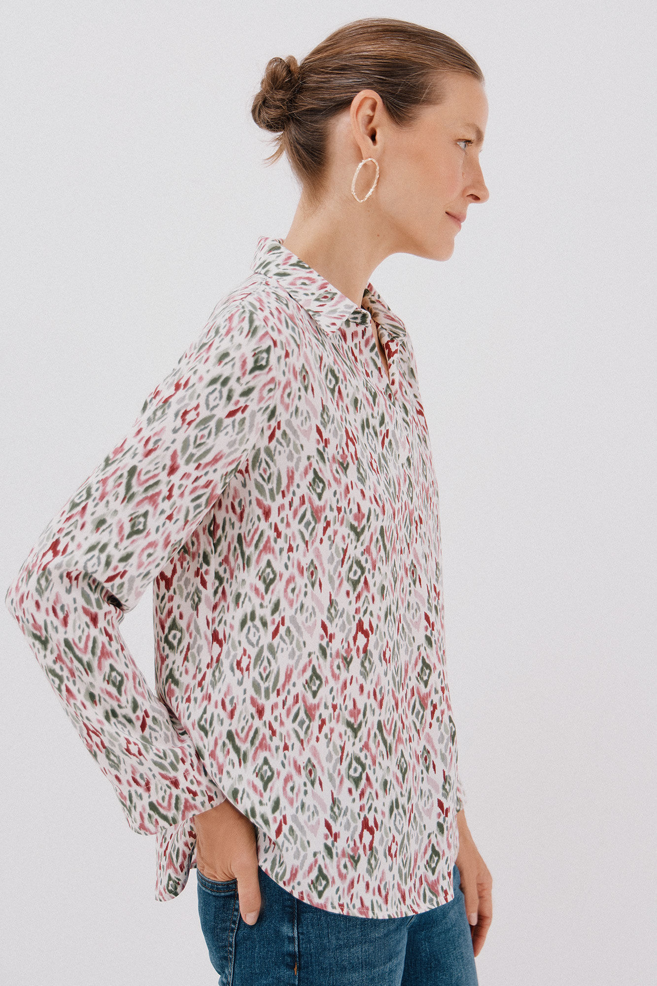 Cortefiel Camisa plissada