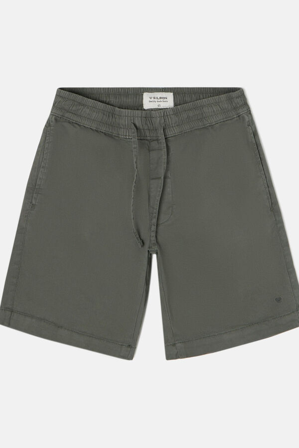 Silbon Bermuda jogger Verde