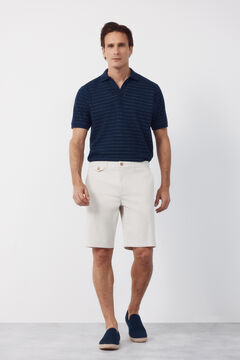 Cortefiel Bermuda chino estampada leve