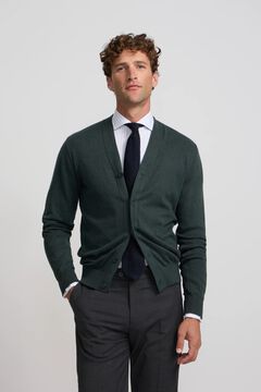 Silbon C&aacute;rdigan cl&aacute;sico Verde