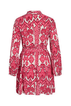 Vila Vestido corto estampado de viscosa