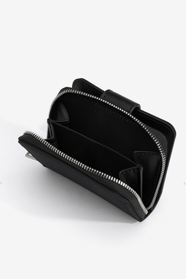 Vilanova Monedero Peque&ntilde;o de Nylon Negro