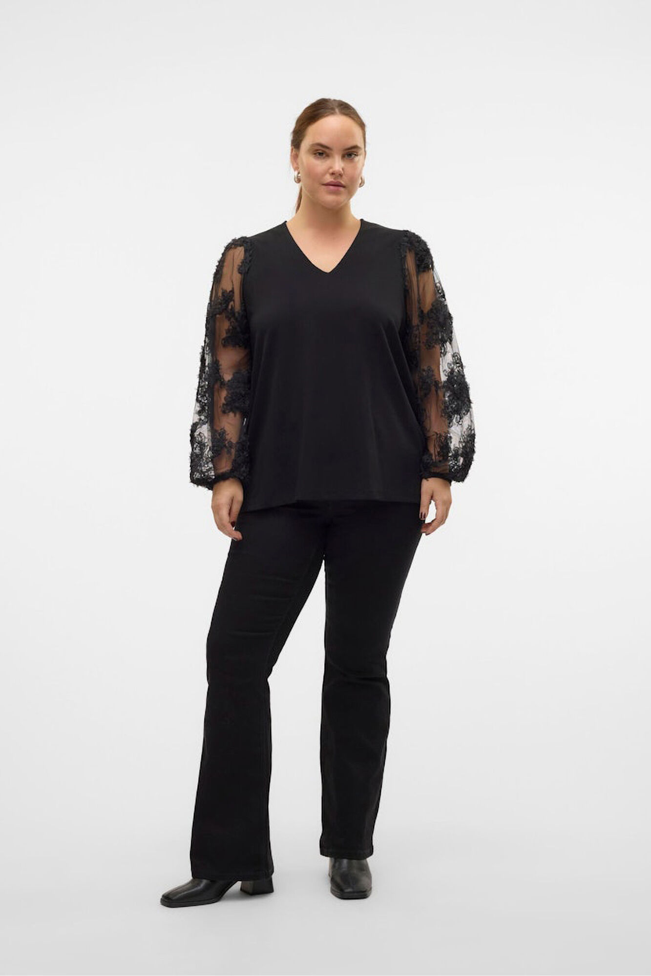 Vero Moda Curve Camisa de manga comprida plus size