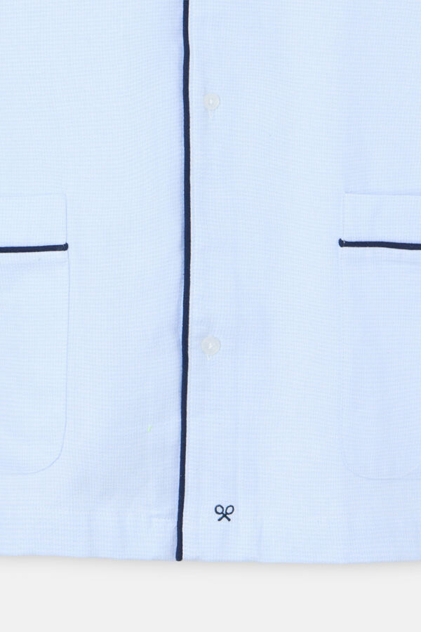 Silbon Pijama hombre camisero Blue
