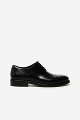 Cortefiel Lace-up dress shoe Black