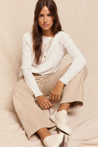 Slowlove Calça jeans com abertura baixa 