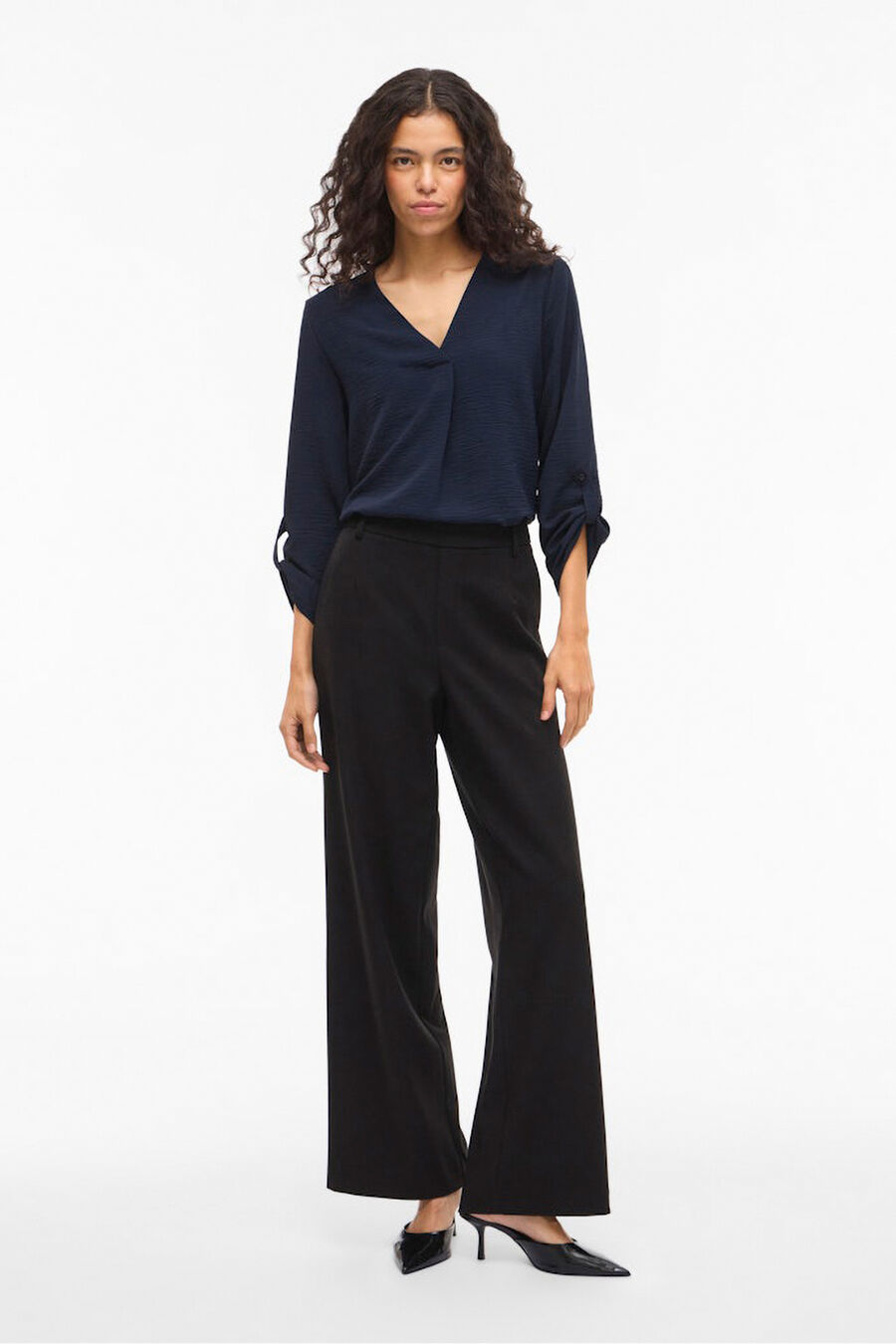 Blusa de manga media