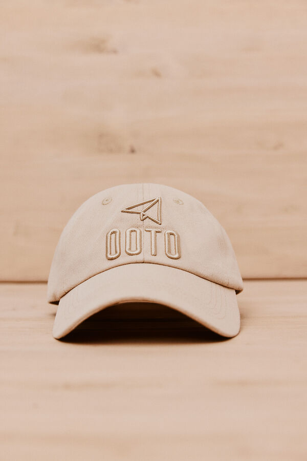 OOTO Gorra visera textil Camel
