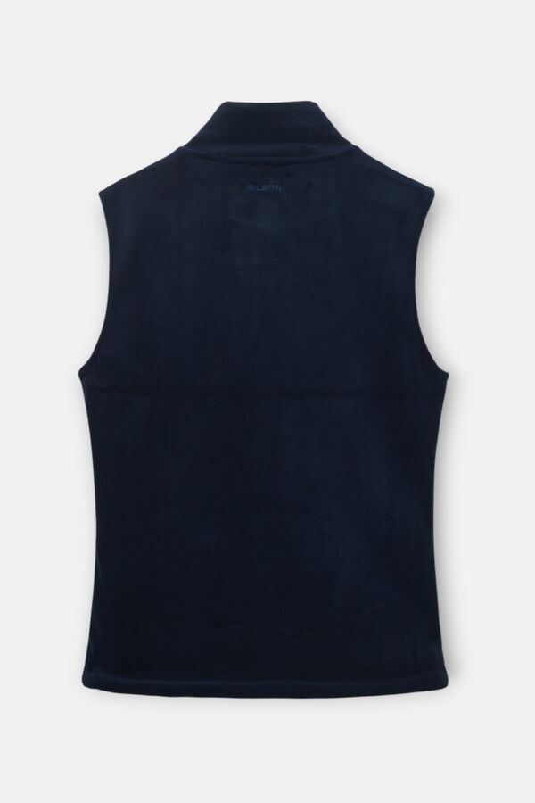 Silbon Colete de polar cl&aacute;ssico Azul