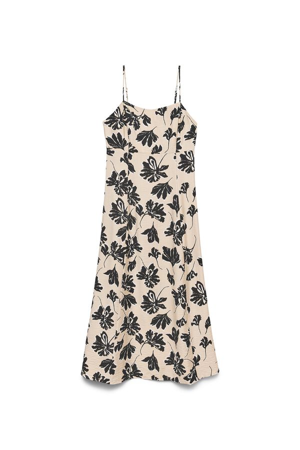 Vero Moda Vestido largo estampado Beige