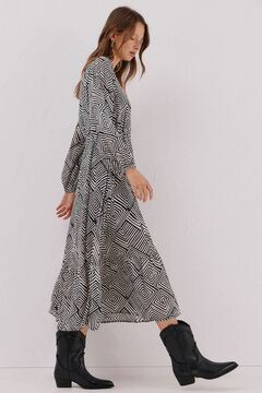 Cortefiel Vestido estampado